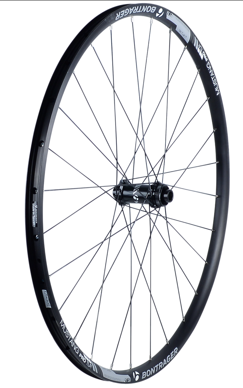 Bontrager Mustang Pro 27.5 CenterLock Disc Non Boost MTB Wheel Black-2